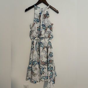 White House Black Market Women’s Floral Print Dress Size 0